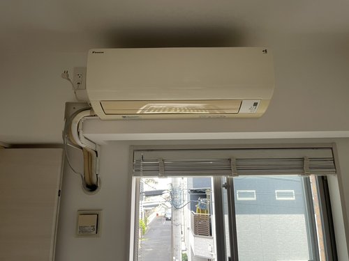 川崎市のエアコン回収・写真5・撤去前