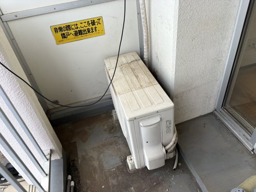 清瀬市のエアコン回収・写真2・撤去前