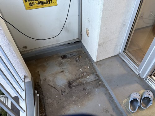 清瀬市のエアコン回収・写真2・撤去後