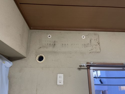 清瀬市のエアコン回収・写真3・撤去後
