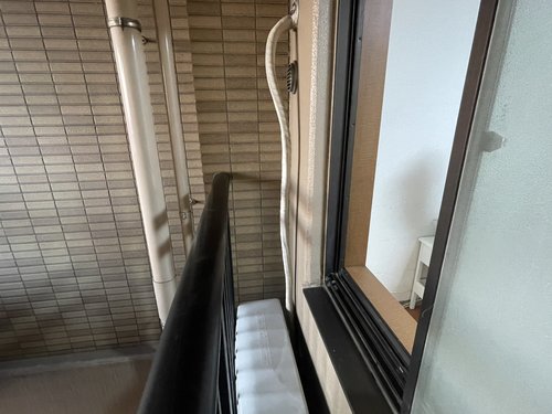 越谷市のエアコン回収・写真2・撤去前