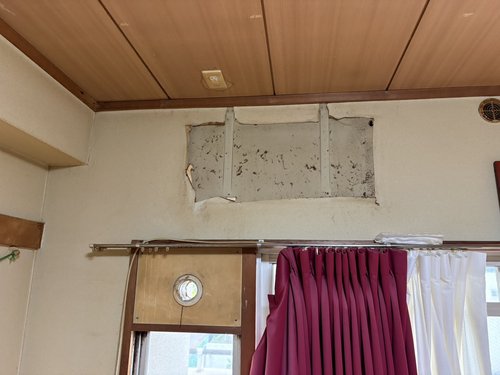 江東区のエアコン回収・写真3・撤去後