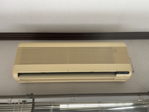 岬町で無料回収する前のエアコン