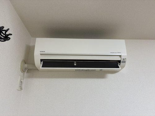 宮代町でのエアコン回収前の写真