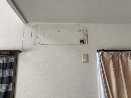 守谷市でのエアコン回収後の写真