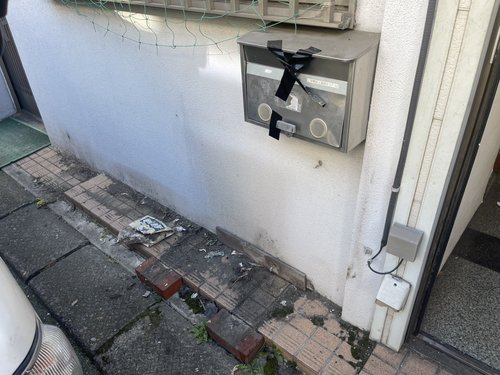 中野区のエアコン回収・写真2・撤去後
