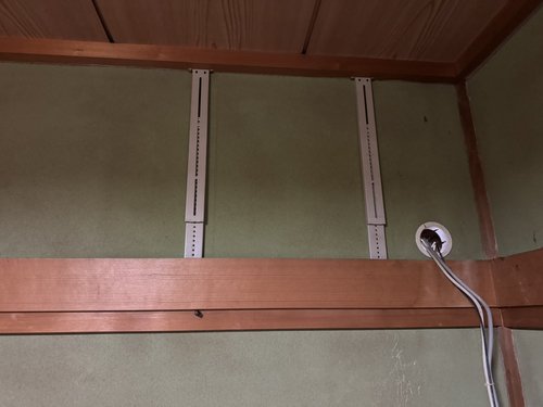 奈良市のエアコン回収・写真1・撤去後