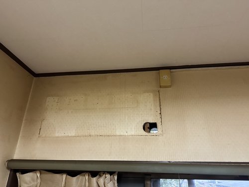 奈良市のエアコン回収・写真3・撤去後