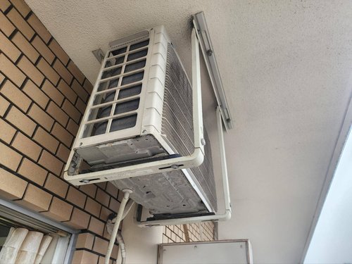 奈良市のエアコン回収・写真2・撤去前