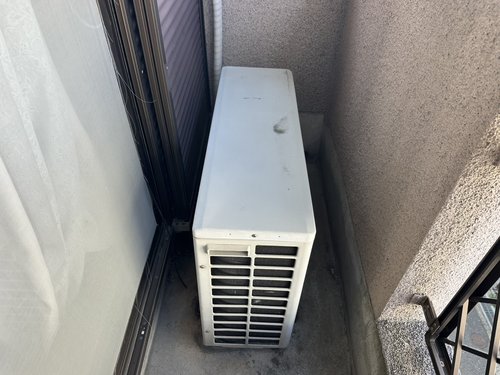 寝屋川市のエアコン回収・写真2・撤去前