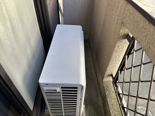 寝屋川市のエアコン回収・写真4・撤去前