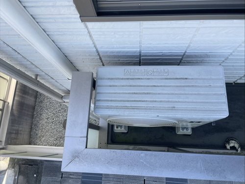 王寺町のエアコン回収・写真2・撤去前