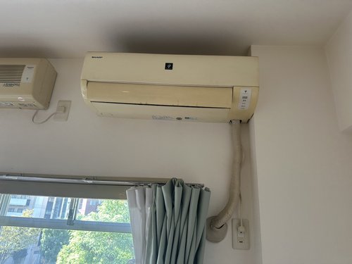 大阪市でのエアコン回収前の写真