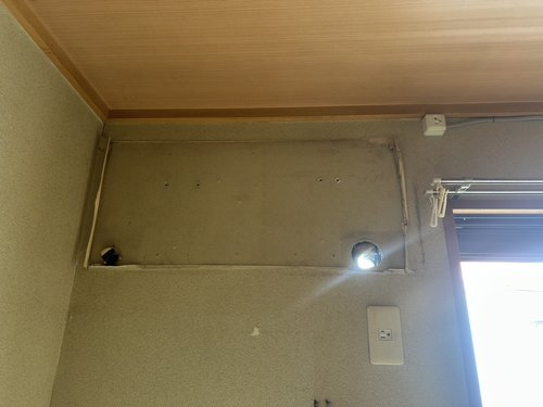 堺市のエアコン回収・写真3・撤去後