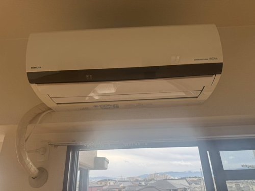 堺市のエアコン回収・写真3・撤去前