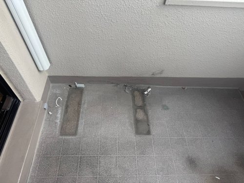 堺市のエアコン回収・写真4・撤去後
