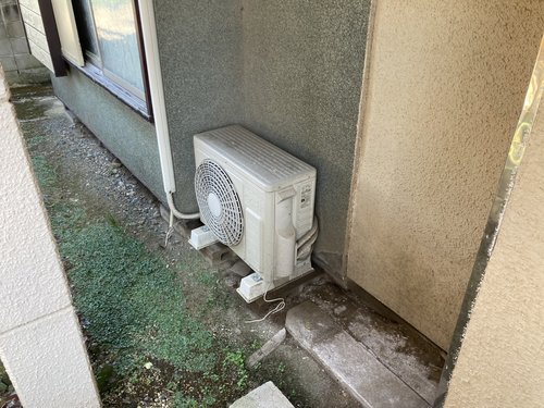 下野市のエアコン回収・写真2・撤去前