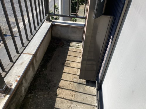 下野市のエアコン回収・写真4・撤去後