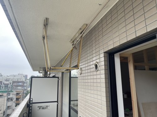 新宿区のエアコン回収・写真2・撤去後