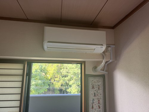 吹田市で無料回収する前のエアコン