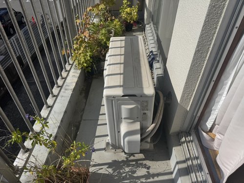 吹田市のエアコン回収・写真2・撤去前
