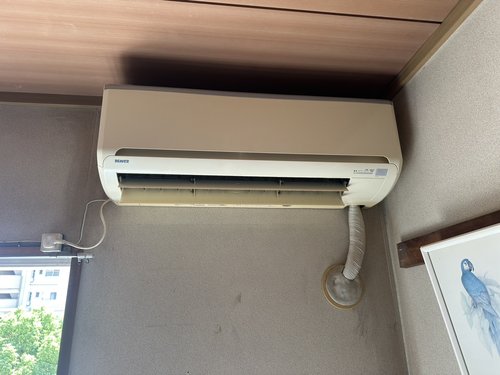 吹田市で無料回収する前のエアコン