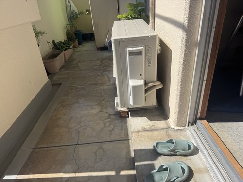 吹田市のエアコン回収・写真2・撤去前