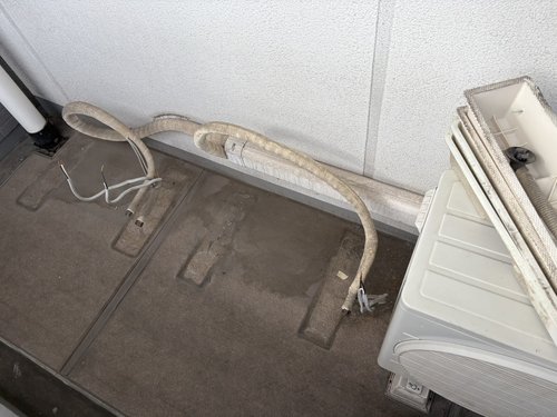 墨田区のエアコン回収・写真2・撤去後