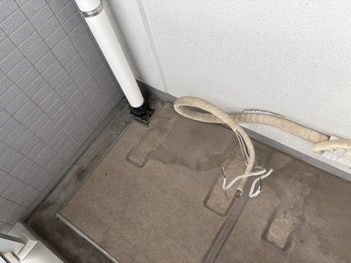 墨田区のエアコン回収・写真4・撤去後