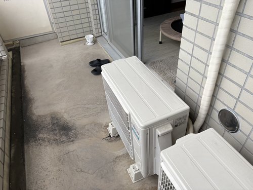 立川市のエアコン回収・写真2・撤去前