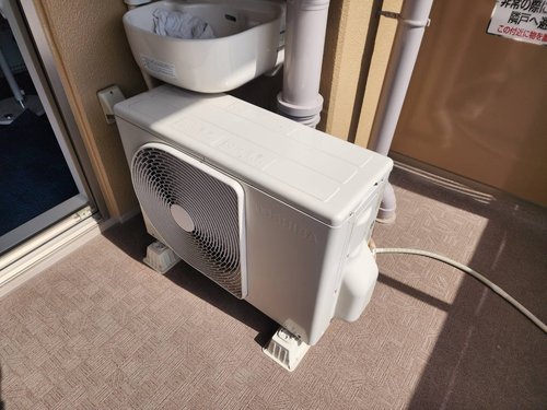 宝塚市のエアコン回収・写真2・撤去前