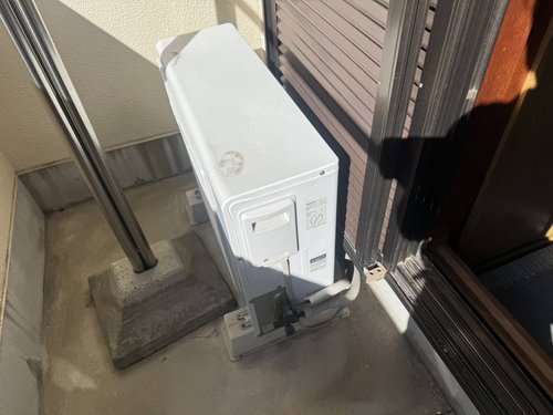 高槻市のエアコン回収・写真2・撤去前