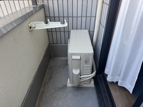 豊中市のエアコン回収・写真2・撤去前