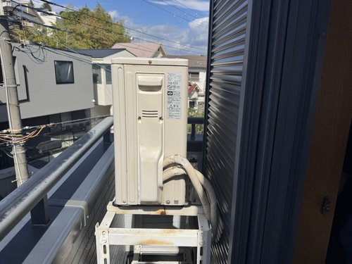 豊中市のエアコン回収・写真2・撤去前