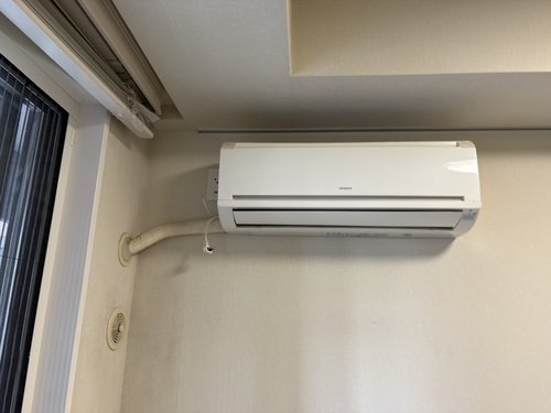横浜市でのエアコン回収前の写真