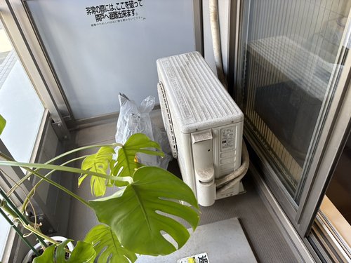 横浜市のエアコン回収・写真2・撤去前