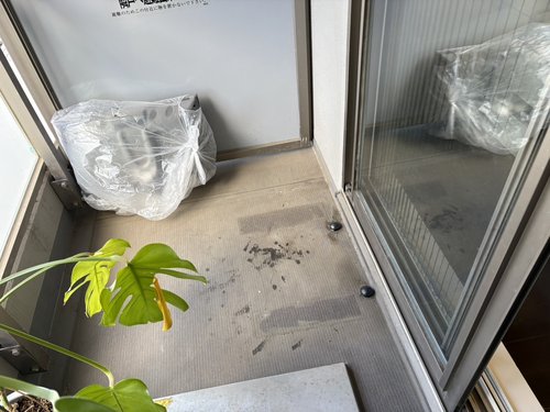 横浜市のエアコン回収・写真2・撤去後